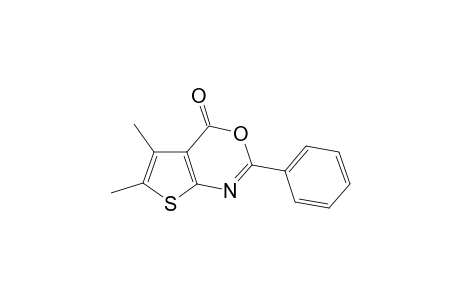 5,6-dimethyl-2-phenyl-4H-thieno[2,3-d][1,3]oxazin-4-one