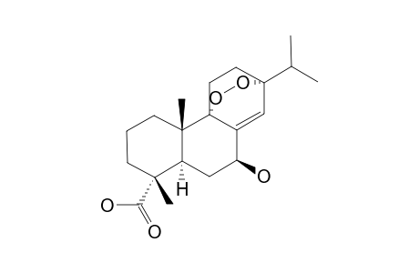 7-BETA-HYDROXY-ABIETA-8-(14)-EN-OIC_ACID_9-ALPHA,13-ALPHA-ENDOPEROXIDE