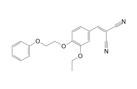 2-[3-Ethoxy-4-(2-phenoxyethoxy)benzylidene]malononitrile