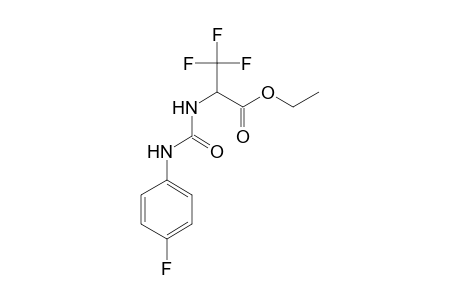Ethyl 3,3,3-trifluoro-2-[3-(4-fluorophenyl)ureido]propionate