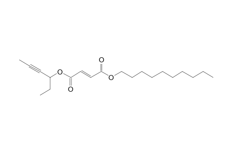 Fumaric acid, decyl hex-4-yn-3-yl ester