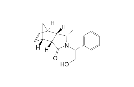 (-)-(1S,2R,5S,6S,7R)-5-methyl-4-[(1'R)-1'-phenyl-2'-hydroxy-ethyl]-4-azatricyclo[5.2.1.0(2,6)]dec-8-en-3-one