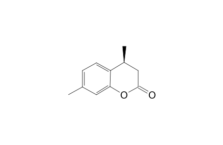 (S)-4,7-Dimethylchroman-2-one