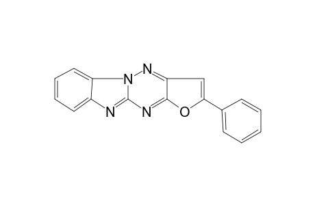 2-Phenylfuro[2',3':5,6][1,2,4]triazino[2,3-a]benzimidazole