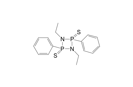 1,3-Diethyl-2-4-diphenyl-,2,4-disulfide 1,3,2,4-dizadiphosphetidine