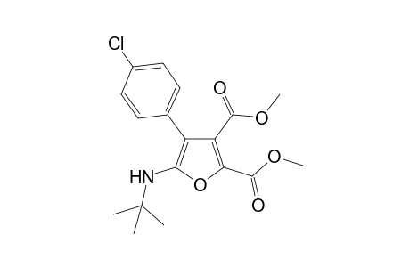 Dimethyl 5-[(t-butyl)amino]-4-(4'-chlorrophenyl)furan-2,3-dicarboxylate