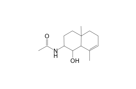 N-(1,2,3,4,4a,5,6,8a-octahydro-1-hydroxy-4a,8-dimethyl-2-naphthalenyl}-acetamide