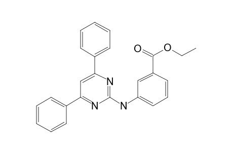 2-(3-Carbethoxyphenylamino)-4,6-diphenylpyrimidine