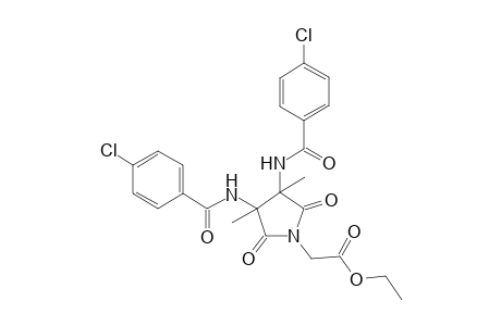 3,4-Dimethyl-3,4-bis(4'-chlorobenzamido)-1-(ethoxycarbonyl)methyl-2,5-pyrrolidinedione