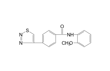 4-(1,2,3-thiadiazol-4-yl)-o-benzanisidide