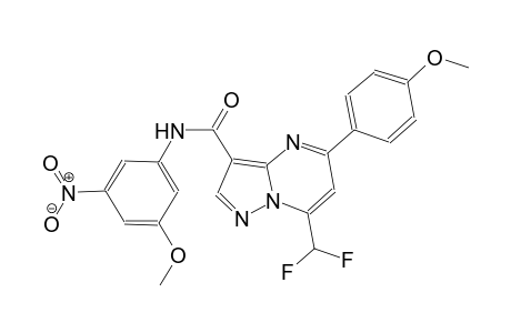 7-(difluoromethyl)-N-(3-methoxy-5-nitrophenyl)-5-(4-methoxyphenyl)pyrazolo[1,5-a]pyrimidine-3-carboxamide