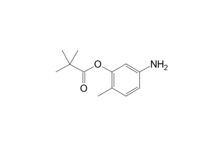 5-Amino-2-methylphenyl pivalate