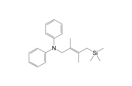 N-[(E)-2,3-dimethyl-4-trimethylsilyl-but-2-enyl]-N-phenyl-aniline