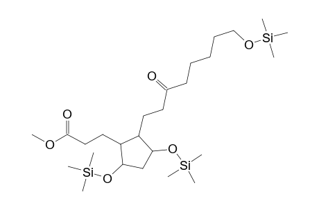 3-(2-(3-oxo-8-(Trimethylsiloxy)octyl)-3,5-di(trimethylsiloxy)cyclopenyl)propanoic acid methyl ester