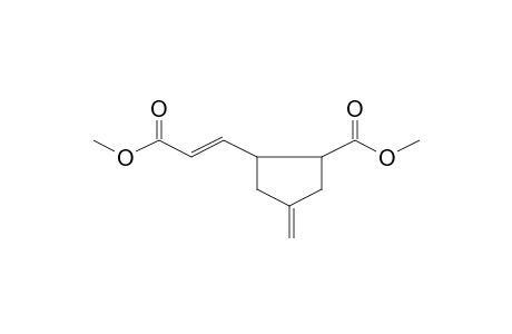 2-[(E)-3-keto-3-methoxy-prop-1-enyl]-4-methylene-cyclopentanecarboxylic acid methyl ester