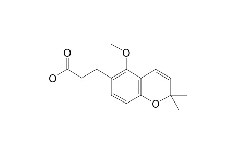 5-Methoxy-2,2-dimethyl-1-[2H}-benzopyran-6-propanoic Acid