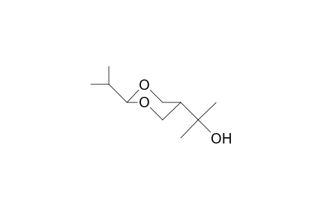 trans-5-(1-Hydroxy-1-methyl-ethyl)-2-isopropyl-1,3-dioxane