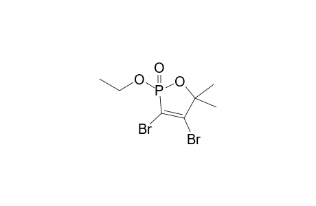 3,4-Dibromo-2-ethoxy-5,5-dimethyl-1,2-oxaphosphol-3-ene 2-oxide
