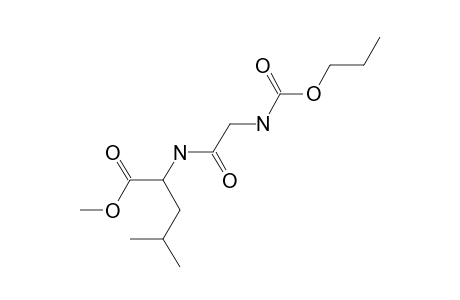 gly-leu, N-(N-Propyloxycarbonyl)-, methyl ester