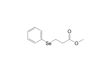 Propanoic acid, 3-(phenylseleno)-, methyl ester