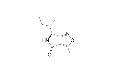 (6S)-3-methyl-6-[(1S)-1-methylpropyl]-5,6-dihydropyrrolo[3,4-c]isoxazol-4-one