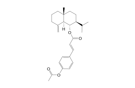 6a-O-Acetyl-P-coumaroyloxy-5,7aH-eudesm-4(15)-ene