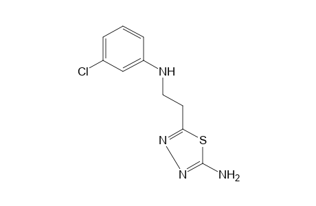 2-AMINO-5-[2-(m-CHLOROANILINO)ETHYL]-1,3,4-THIADIAZOLE