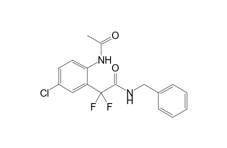2-(2-ACETAMIDO-5-CHLOROPHENYL)-N-BENZYL-2,2-DIFLUOROACETAMIDE