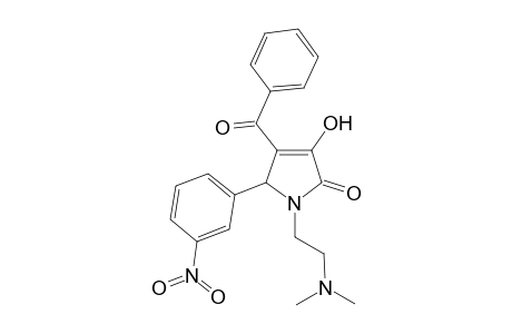 4-Benzoyl-1-(2-dimethylamino-ethyl)-3-hydroxy-5-(3-nitro-phenyl)-1,5-dihydro-pyrrol-2-one