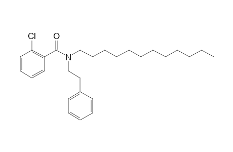 2-Chlorobenzamide, N-(2-phenylethyl)-N-dodecyl-