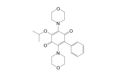 2,5-Cyclohexadiene-1,4-dione, 2-(1-methylethoxy)-3,6-di-4-morpholinyl-5-phenyl-