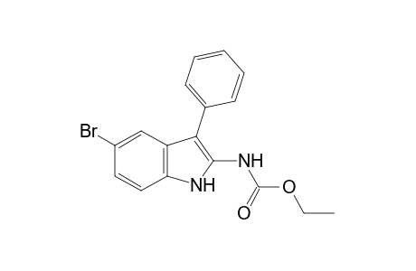 5-bromo-3-phenylndole-2-carbamic acid, ethyl ester