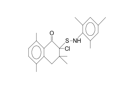 2-Chloro-2-(trimethyl-anilido)sulfenyl-dihydro-3,3,5,8-tetramethyl-1-(2H)naphthalenone