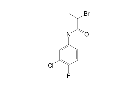 2-bromo-3'-chloro-4'-fluoropropionanilide