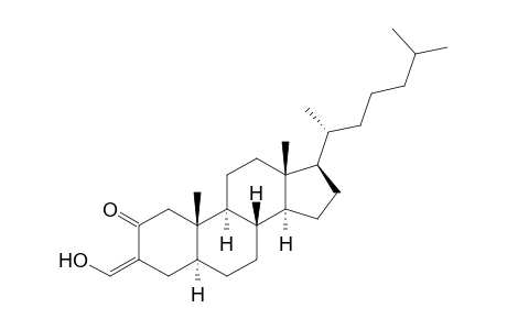 3-(Hydroxymethylene)-5.alpha.-cholestan-2-one