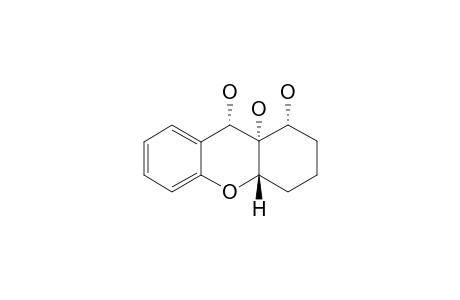 1,9,9a-Trihydroxy-2,3,4a,9,9a-hexahydroxanthene