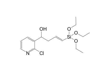 (E)-1-(2-chloropyridin-3-yl)-4-(triethoxysilyl)but-3-en-1-ol