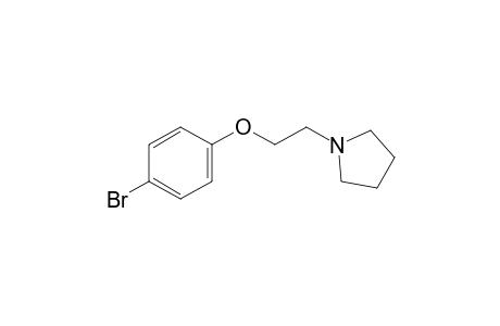 1-[2-(p-bromophenoxy)ethyl]pyrrolidine