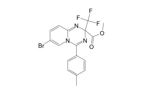 7-Bromo-4-p-tolyl-2-trifluoromethyl-2H-pyrido[1,2-a][1,3,5]triazine-2-carboxylic acid methyl ester