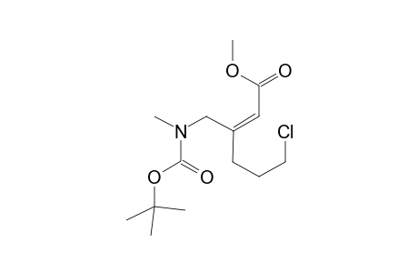 Methyl 3-[[(1,1-Dimethylethoxy)carbonyl]methylamino]methyl]-6-chloro-2-hexenoate