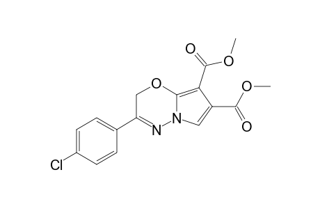 Dimethyl 3-(4-chlorophenyl)-2H-pyrrolo[2,1-b][1,3,4]oxadiazine-7,8-dicarboxylate