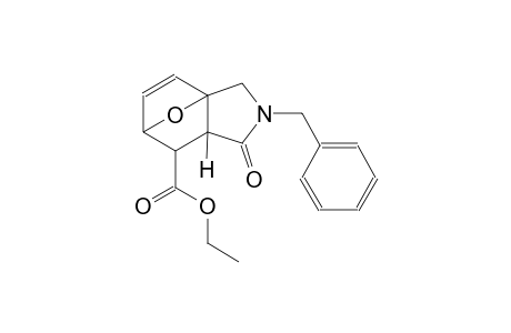 ethyl (1S,5R,7R)-3-benzyl-4-oxo-10-oxa-3-azatricyclo[5.2.1.0~1,5~]dec-8-ene-6-carboxylate