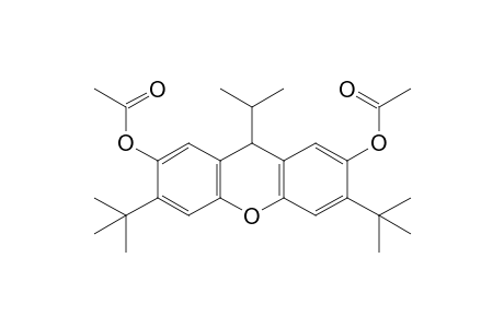 2,7-Diacetoxy-3,6-di-t-butyl-9-isopropyl-9H-xanthene