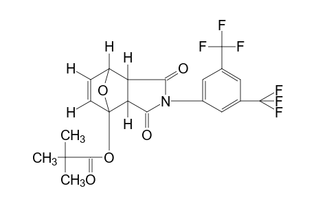 N-(alpha,alpha,alpha,alpha',alpha',alpha'-hexafluoro-3,5-xylyl)-4-hydroxy-7-oxabicyclo[2.2.1]hept-5-ene-2,3-dicarboximide, pivalate (ester)