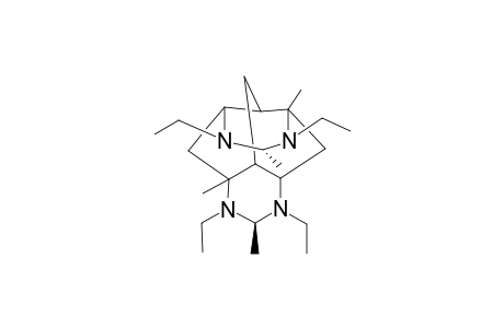 2,4,8,10-TETRAETHYL-1,3,7,9-TETRAMETHYL-2,4,8,10-TETRA-AZATETRACYCLO-[9.3.1.0(5,14).0(7,12)]-PENTADECANE