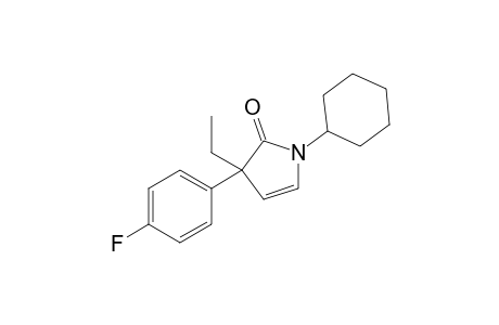 N-Cyclohexyl-3-ethyl-3-(4-fluorophenyl)-1,3-dihydropyrrol-2-one