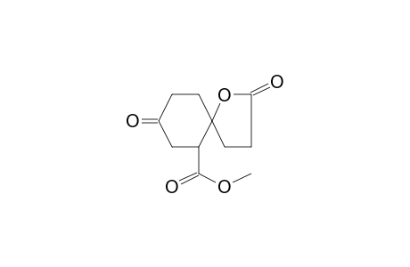 cis-1-Oxaspiro[4.5]decane-2,8-dione, 6-carbomethoxy-