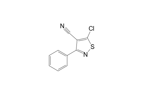 4-Isothiazolecarbonitrile, 5-chloro-3-phenyl-