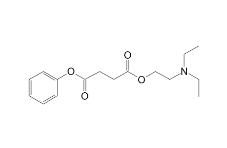 Succinic acid, phenyl N,N-diethyl-2-aminoethyl ester