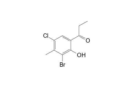 3'-bromo-5'-chloro-2'-hydroxy-4'-methylpropiophenone